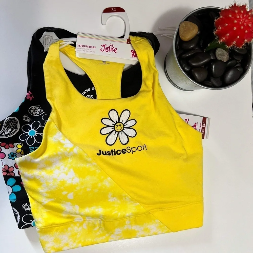 Justice sports bra